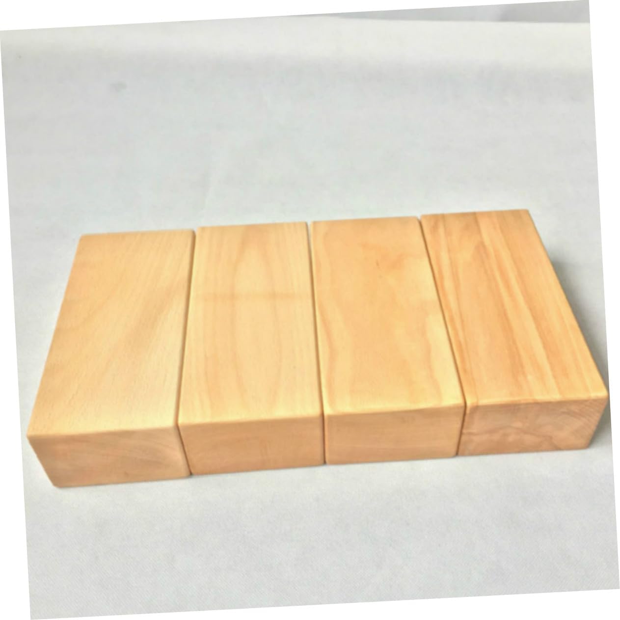 Mipcase High Density Beech Wooden Yoga Bricks Solid Wood Blocks for Yoga Practice and Home Exercise Support with Smooth Surface Safe Non-scratch for Men and Women