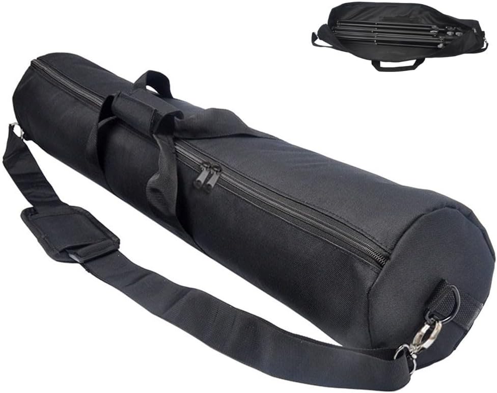 40-120cm Tripod Carrying Case Bag, Waterproof Tripod Travel Carrying Storage with Shoulder Strap Padded & Handle for Light Stands, and Tripod Photography Accessories(80cm)