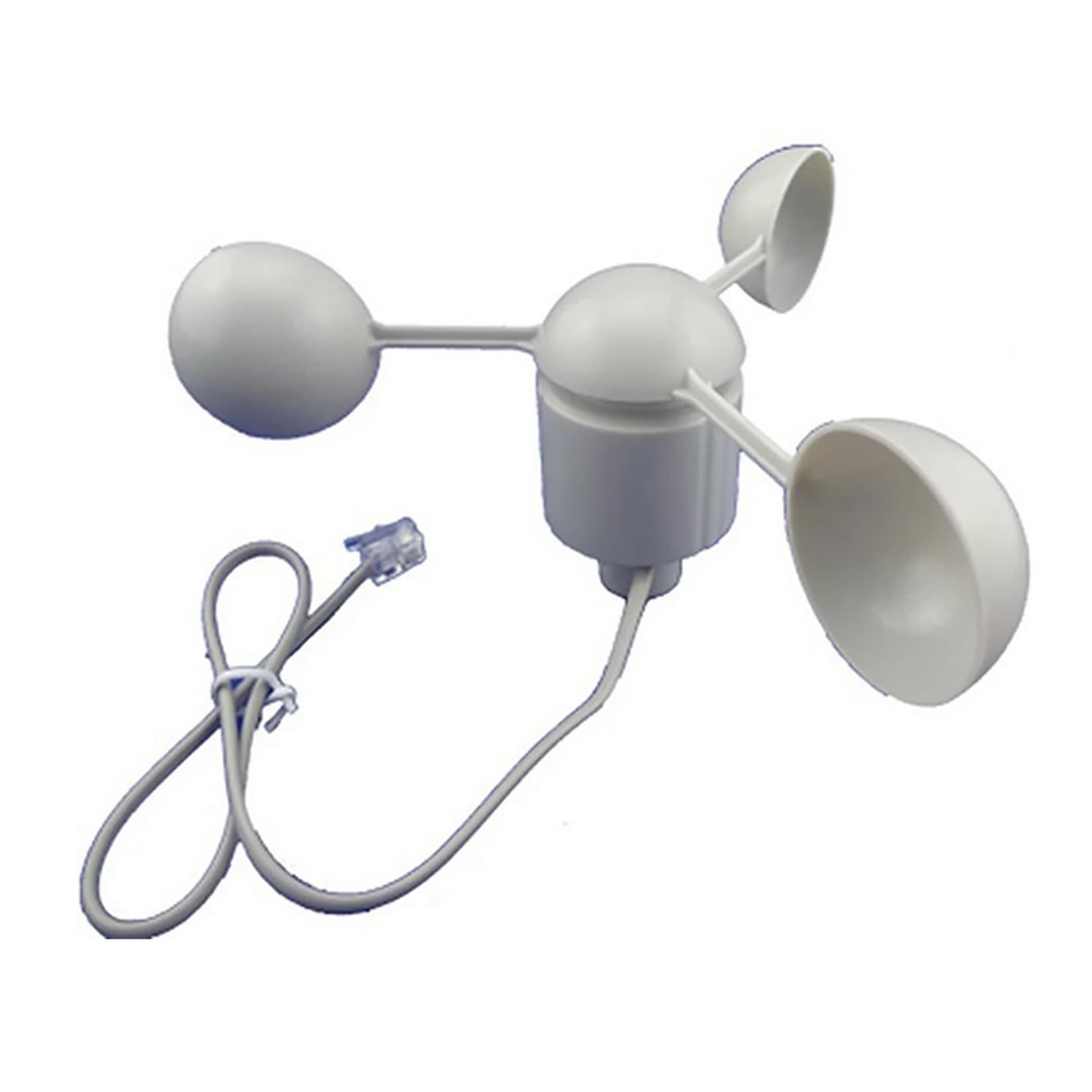 LeTkingok DC 9-24V Aluminum Alloy Wind Speed Sensor, 0.5-60M/S Wind Speed Transmitter Anemometer RS485 Output with 3M Single Cable