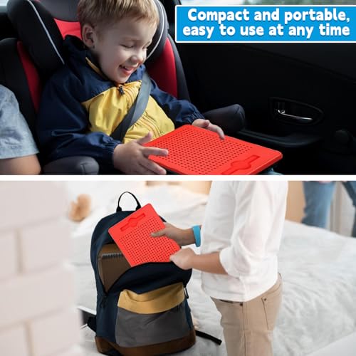 MIHURO Magnettafel für Kinder, Magnetspiel mit Stift, Kleine Magnetische Zeichentafel, Lernspielzeug Magnetische Maltafel zum Zeichnen, Kritzeln und Schreiben