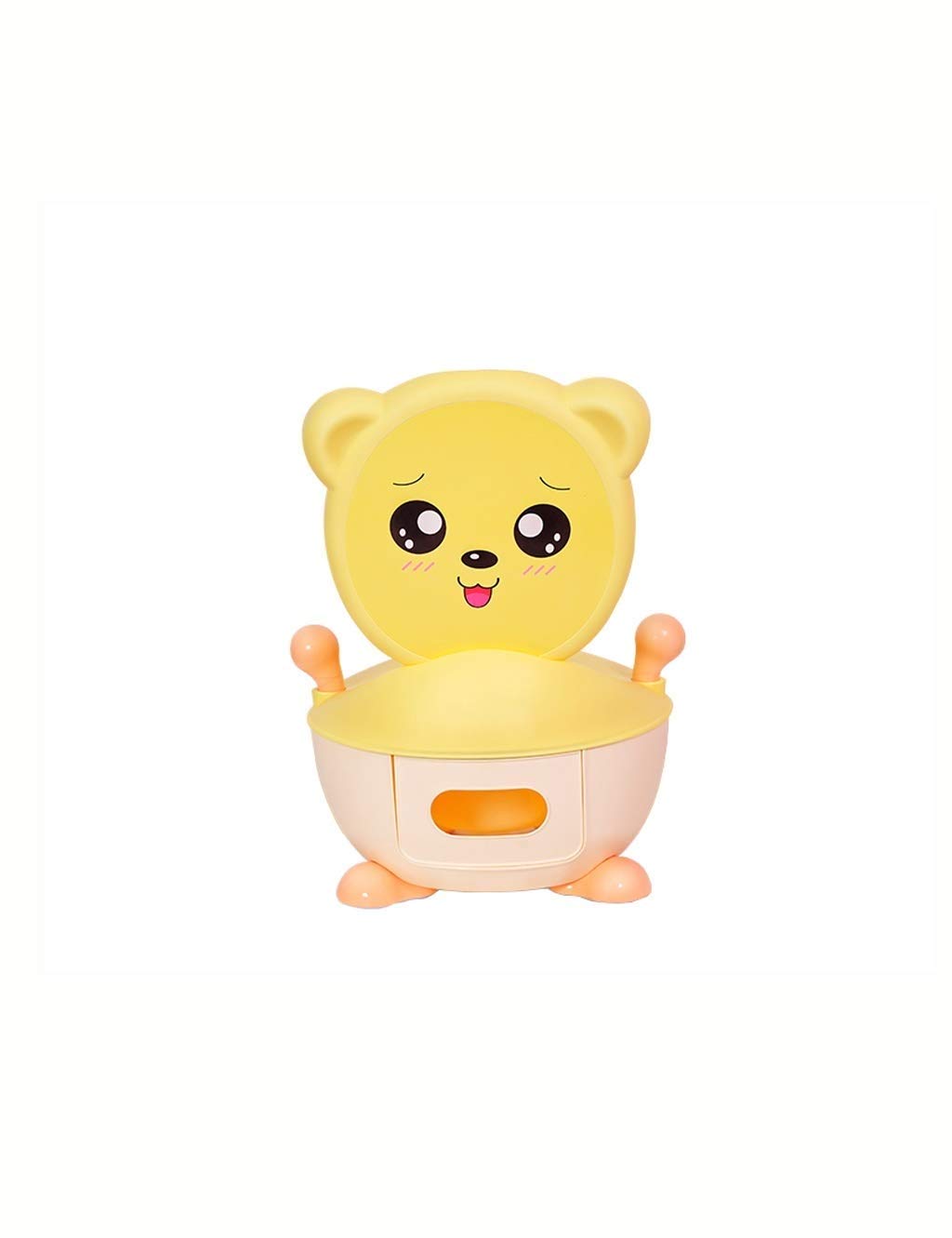 Baby Potty Seat Carino Allenamento Infantile Sistema for la Toilette for Il Bambino for Il Bambino, Sgabello del Passo della Sedia vasella con Tazza di rifiuti Rimovibile, Rosa