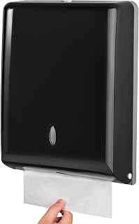 Paper Towel Dispenser Wall Mount Multifold/Trifold/C Fold Towels Commercial Toilet Paper Holder 500 for Restroom,Workshop,Shop,Office or Kitchen