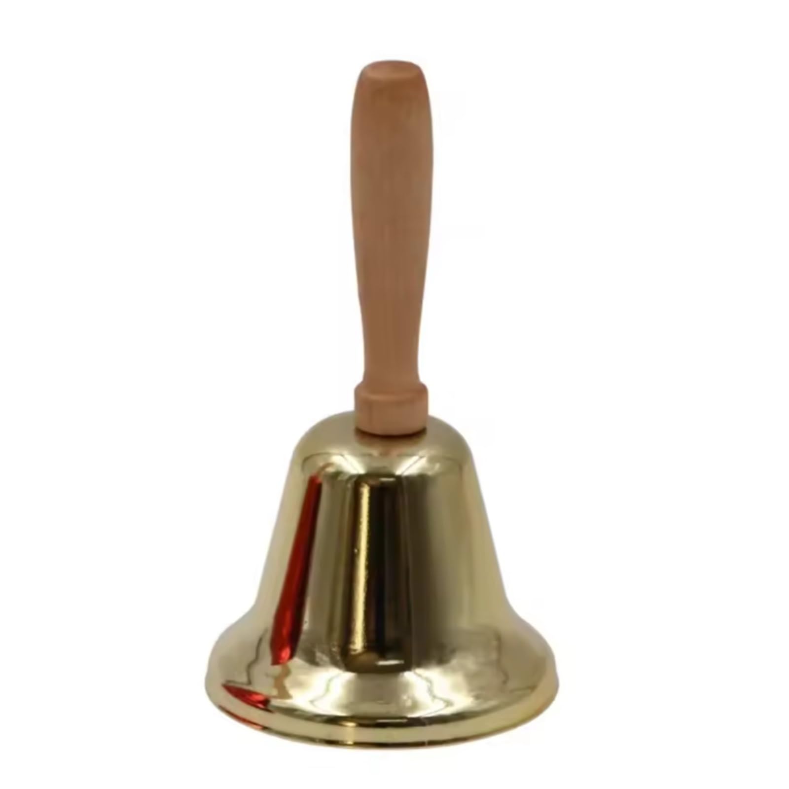Christmas Bells Christmas Bells Wooden Handle Bell Noble Reception Dinner Shop Hotel Church Hand Rattle School Handbell Decor for Festival And Party Holiday Decorations
