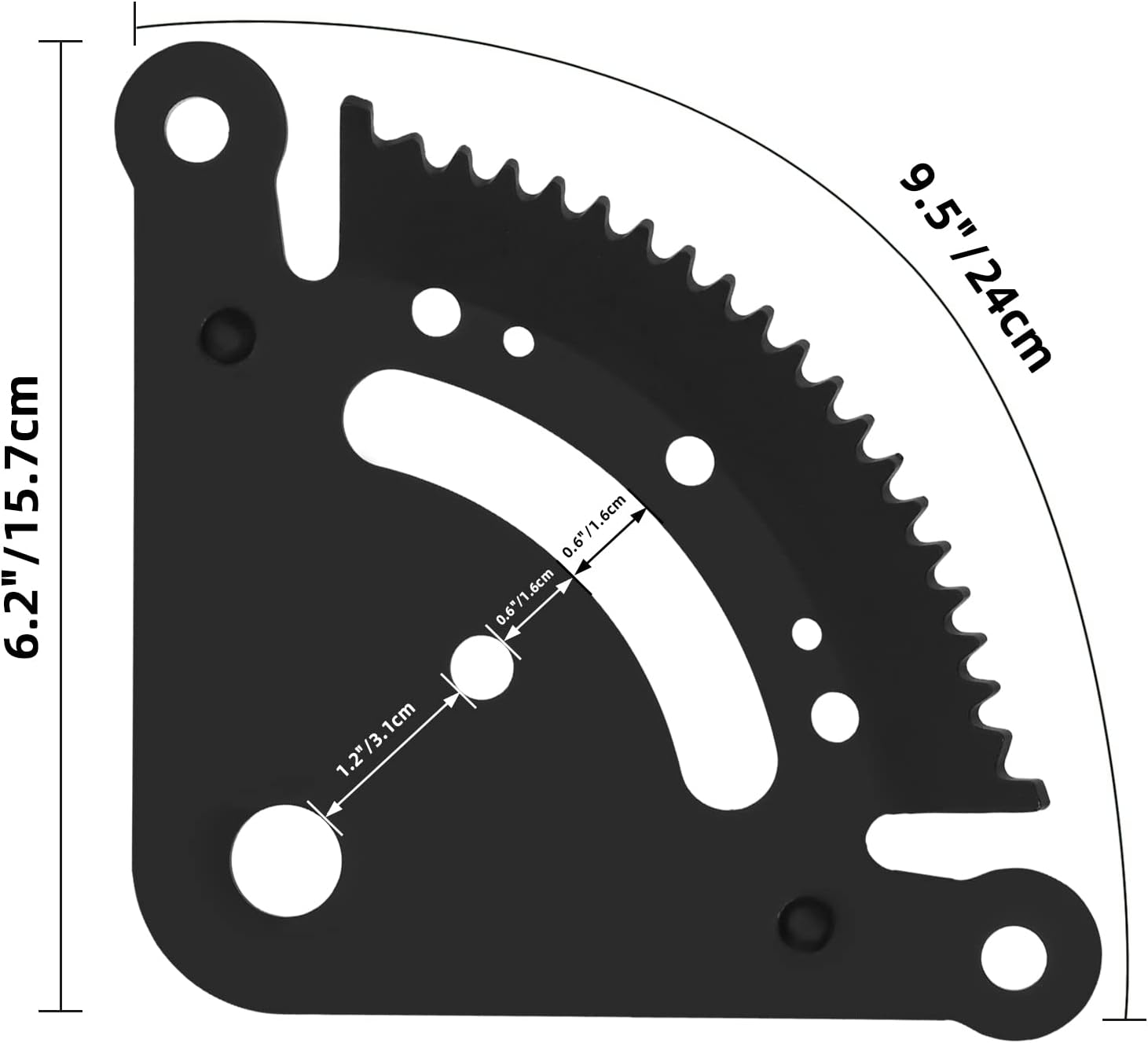 19 Teeth Steering Sector Gear Kit Compatible with John Deere Lawn Tractor John Deere D100 D105 D110 D120 D125 D130 D140 D150 D160 D170 with Pinion Gear & Bushing, Direct Replace