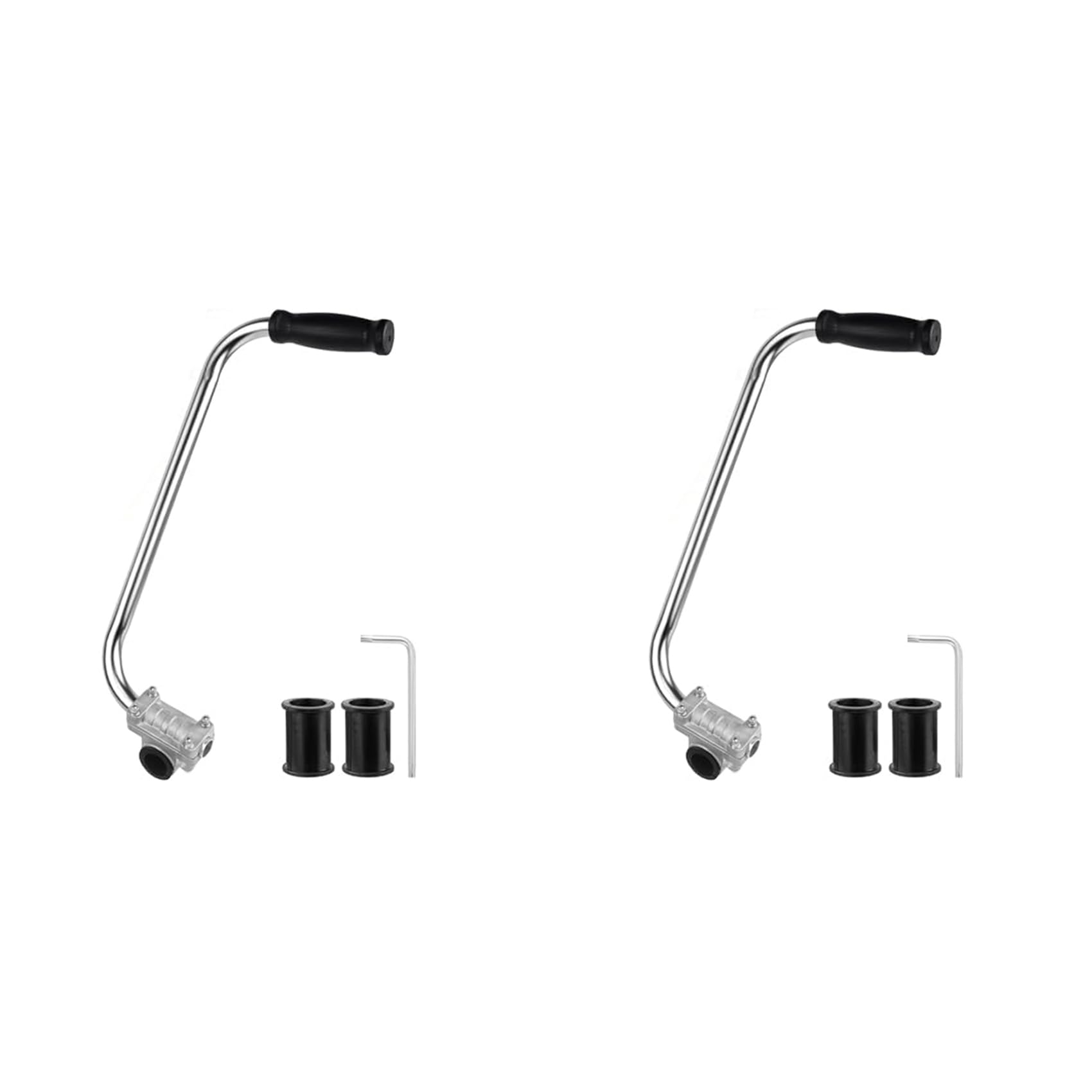 Ctrlzs Light 2X Trimmer Handle, Ergonomic Trimmer Handle, Handle Extension With Stand Clamp,Multifunctional Garden Lawn Mower Handle