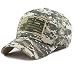 THE HAT DEPOT Low Profile Tactical Operator USA Flag Buckle Cotton Cap (Digital Camo-2)