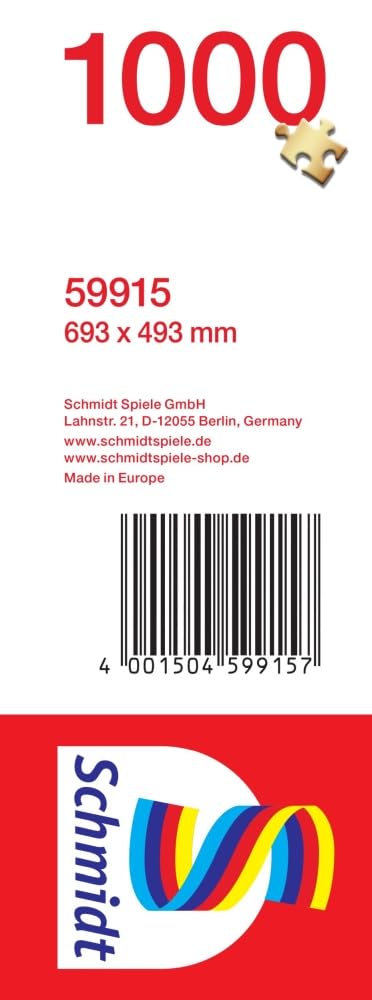 Amazon.com: Schmidt Spiele 59915 Coca Cola Nostalgia Shop Jigsaw