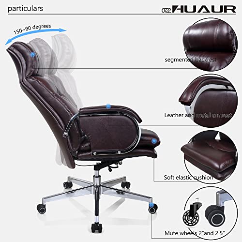 HUAUR Genuine Leather Executive Chair