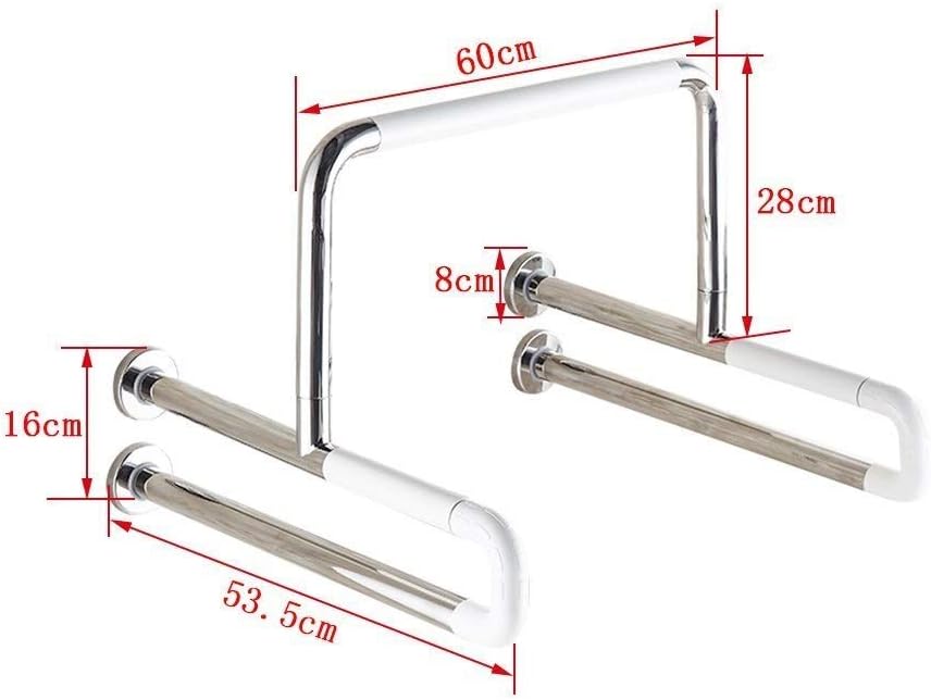 HTLLT Practical Handrail Sturdy Non Slip Support Handicap Grab Bar, Safety Copper Grab Bar, Track Non-Slip Support Handle Bathroom Towel Bar, Grab Rail Gold, Elderly Children Shower Toilet : Health & Household