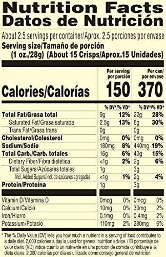 Pringles Salt And Vinegar Flavored Potato Crisps Chips (Pack Of 12) #TOP5