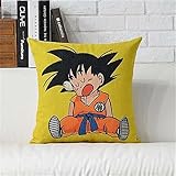 damuyas 1pcs/4pcs Set Dragon Ball Z Son Goku algodón Cojín Throw funda de almohada regalo