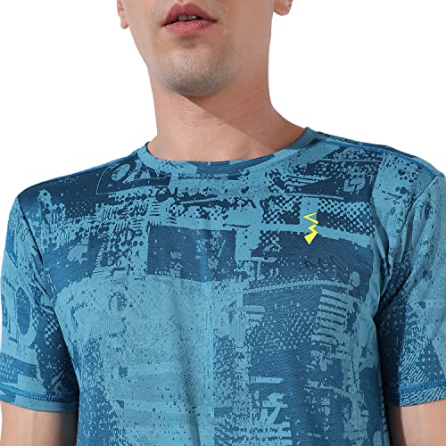 Image of Campus Sutra Men Polyester Regular Fit T-Shirt