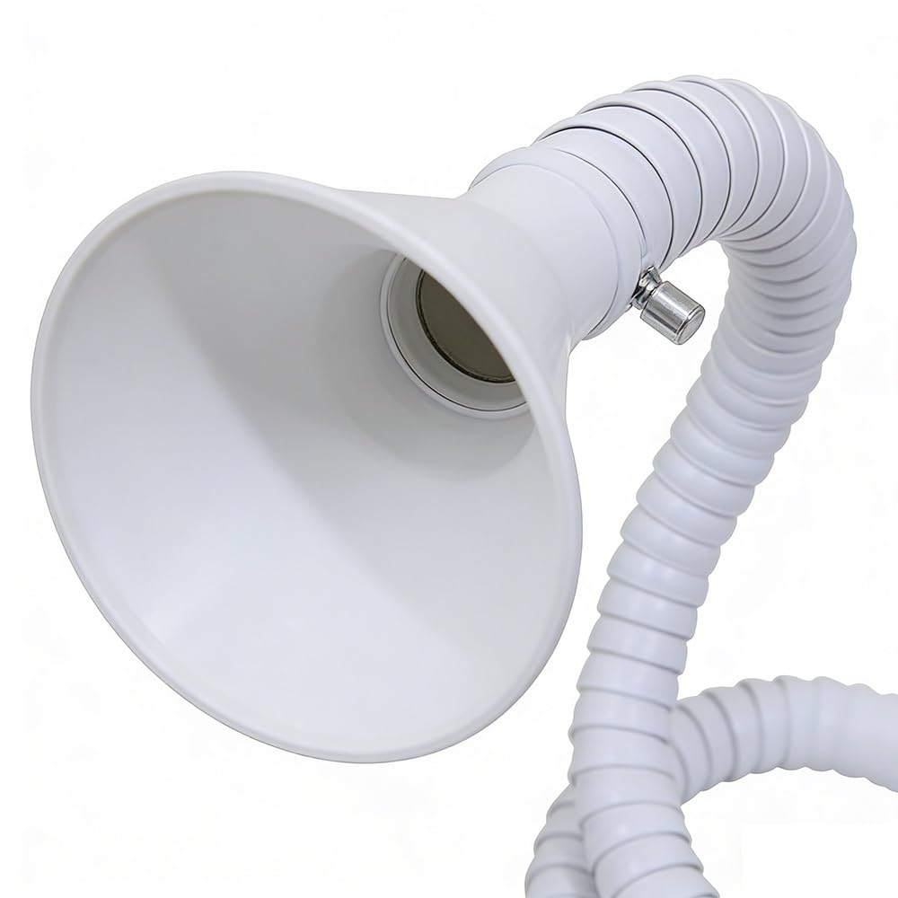 Tubo Di Scarico Fumi Di Saldatura Flessibile POM Da 50mm/75mm, Braccio Estrattore Di Fumo Multidirezionale Con Cappuccio Rotondo Bianco For Ventilazione Di Saldatura Industriale(DIA. 50mm,160cm)
