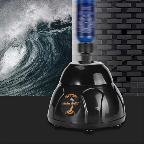 WANGCL Elektrischer Mini-Mixer, Tattoo-Farbmischer für Tinte, Flüssigkeit, Flasche, Nagellack, schütteln, Nagellack, Pigment, JBQ-005, 5200 U/min – Schwarz