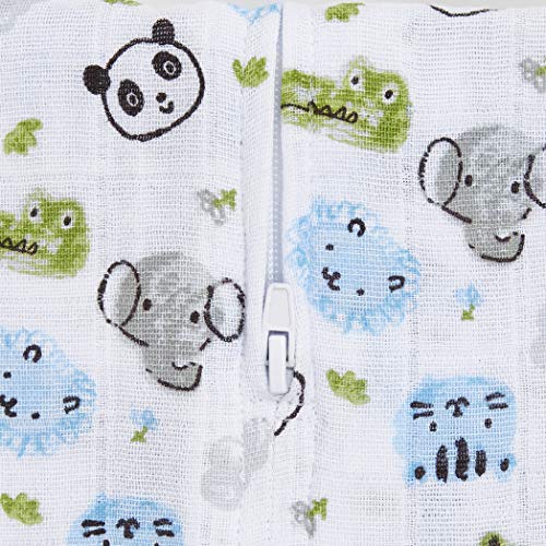 Halo Sleepsack%100 Cotton Wearable Blanket, Tog 0.5, Animal Faces, Small #TOP1