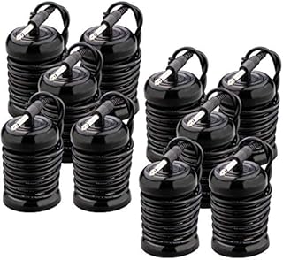 10-Pack Arrays Detox Foot Bath Arrays Round Stainless Steel Aqua Ionic Cleanse Array for Ionic Detox Foot Spa Cleanse Machines (6.35mm Adapter)
