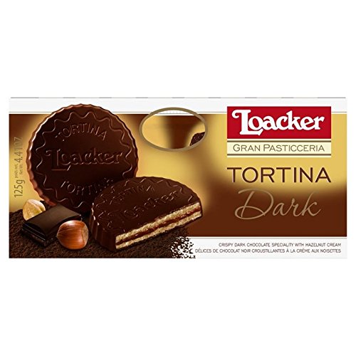 �Â�125�O����Tortina (Loacker) (x 2) - Loacker Tortina Dark 125g (Pack of 2)