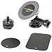 Livestream Gear - Universal Magnetic Phone Mount, GoPro Style Tripod Adapter, and Hot Shoe Adapter for use with DLSR Camera or Tripod. Easily Attach a Phone via Magnetic Mount and Metallic Plates.