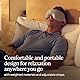 Therabody SmartGoggles Beheizte Augenmaske, Schlafmaske mit Verdunkelung & Schläfenmassage für Personalisierte Entspannung und Kopfschmerzlinderung (SmartGoggles 1.0)