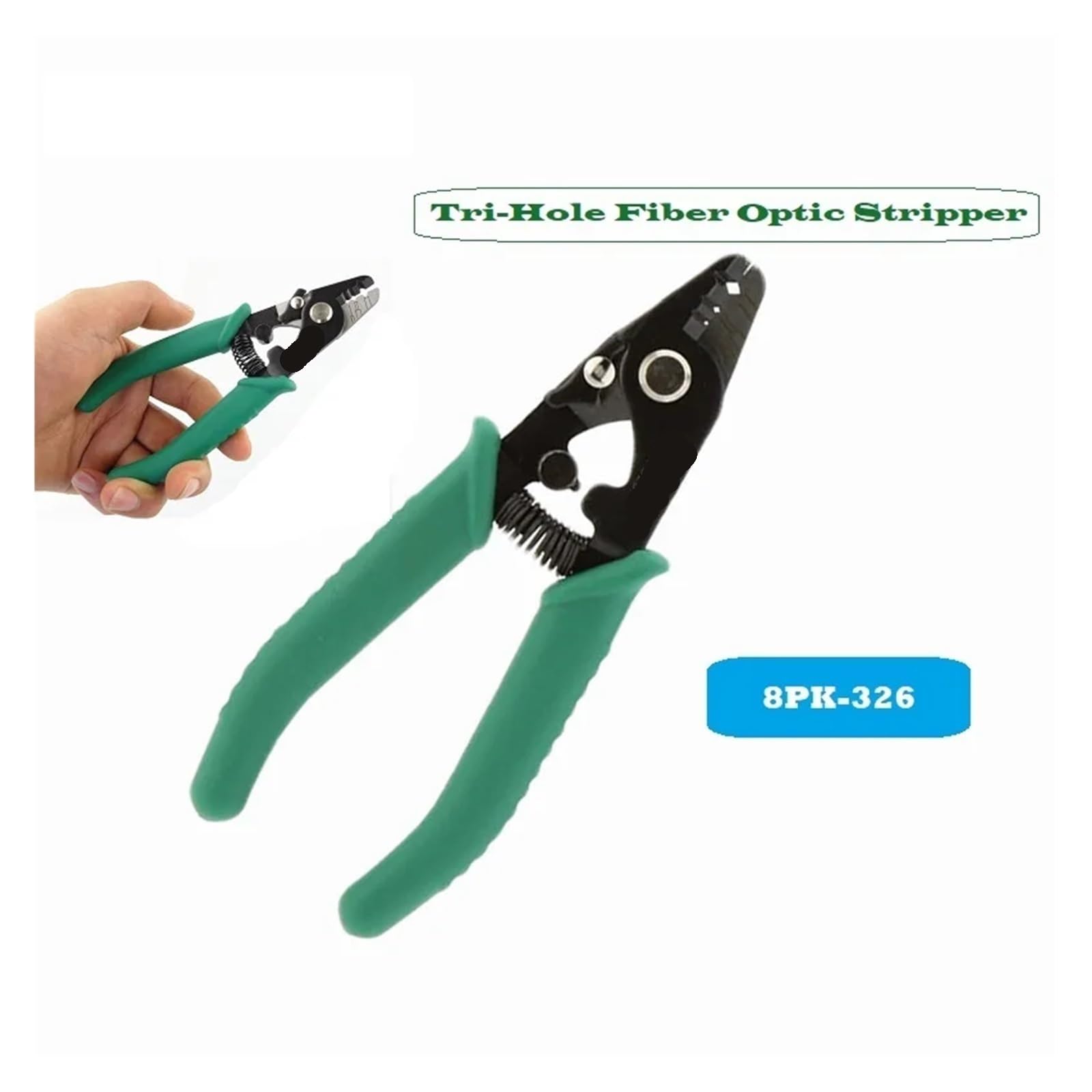 Pelacables Electricista Pelacables multifuncionales de Fibra óptica, Cortador de prensado Universal de Alta Resistencia, alicates, Herramienta, Pelacables Manual para Cables Eléctricos