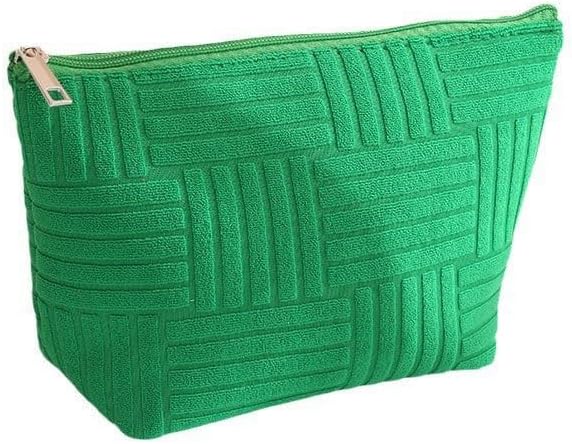 New Street Trend High Capacity Towel Weaving Stripe Portable Travel Home Cosmetics Storage Bag image 5