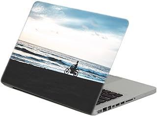 ستيكر لاب توب بتصميم مطبوع من نسيج مقاوم للبقع والسوائل للاب توب مقاس 35 سم من تات، متعدد الألوان - 6899