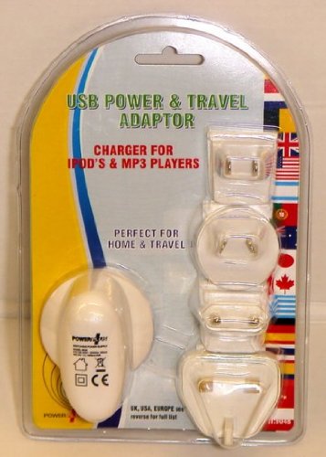 N5 C – Universal USB Netzteil Travel Adapter & Ladegerät für iPod & MP3-Player