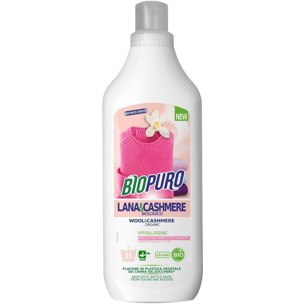 Buy Detergent Wool & Cashmere Bio Puro 1 Litre 35 Washes Online at