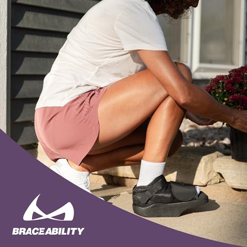 Braceability Scarpa Di Guarigione Scaricabile Per Avampiede Orthowedge-Xl, Nera - 8