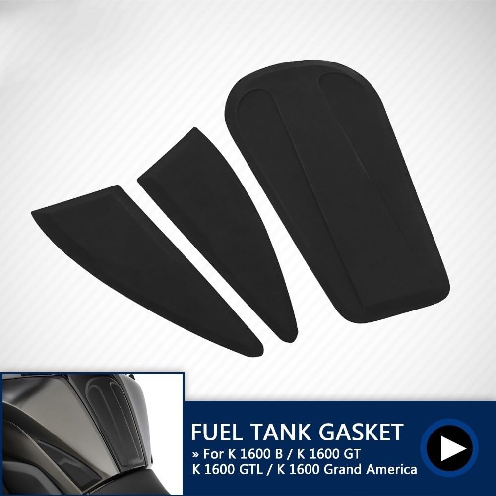 Autocollants Réservoir Moto BMW K100 K75 - Protection Anti-rayures, Matériau Nano, Noir - 6