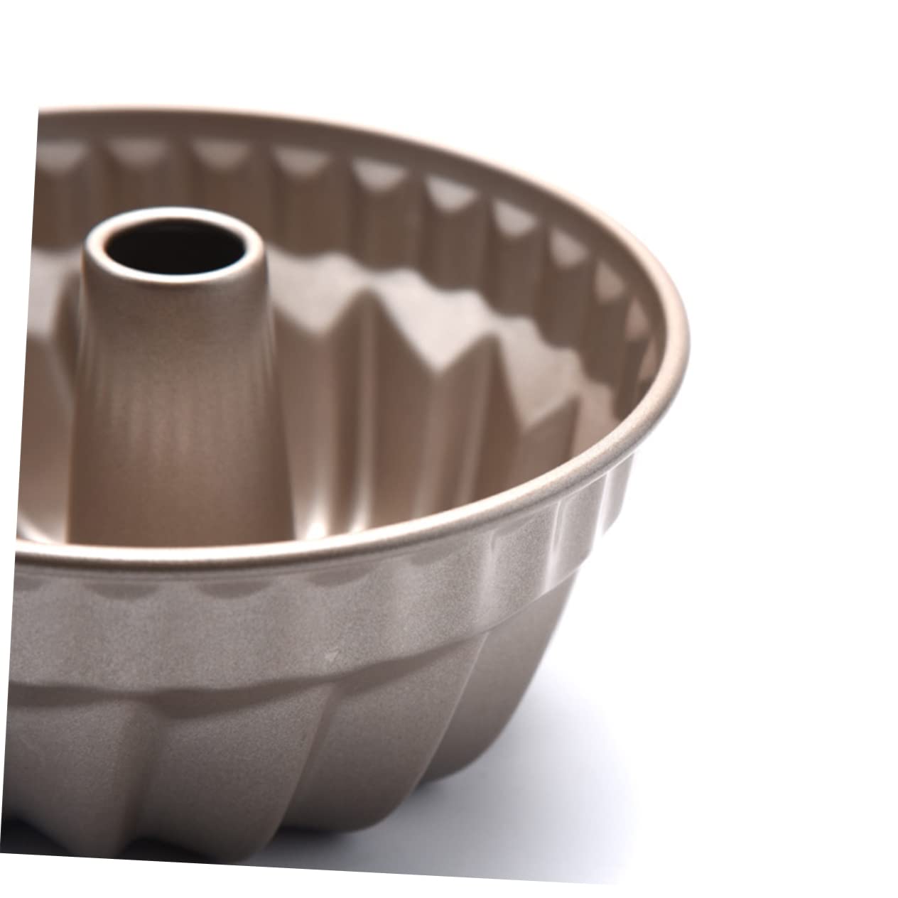 Stampo per Chiffon Cake 7 Pollici in Acciaio al Carbonio Oro
