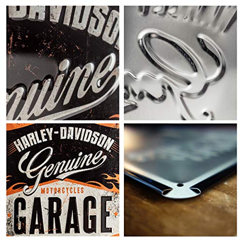 Nostalgic-Art 20 X 30 Cm 22238 Harley-Davidson Garage, Tin Sign, Colourful #TOP2