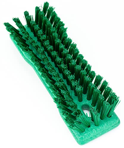 Image of SPARTA 42024EC09 Comfort Grip Plastic Scrub Brush, Hand Brush For Cleaning, 2 Inches, Green