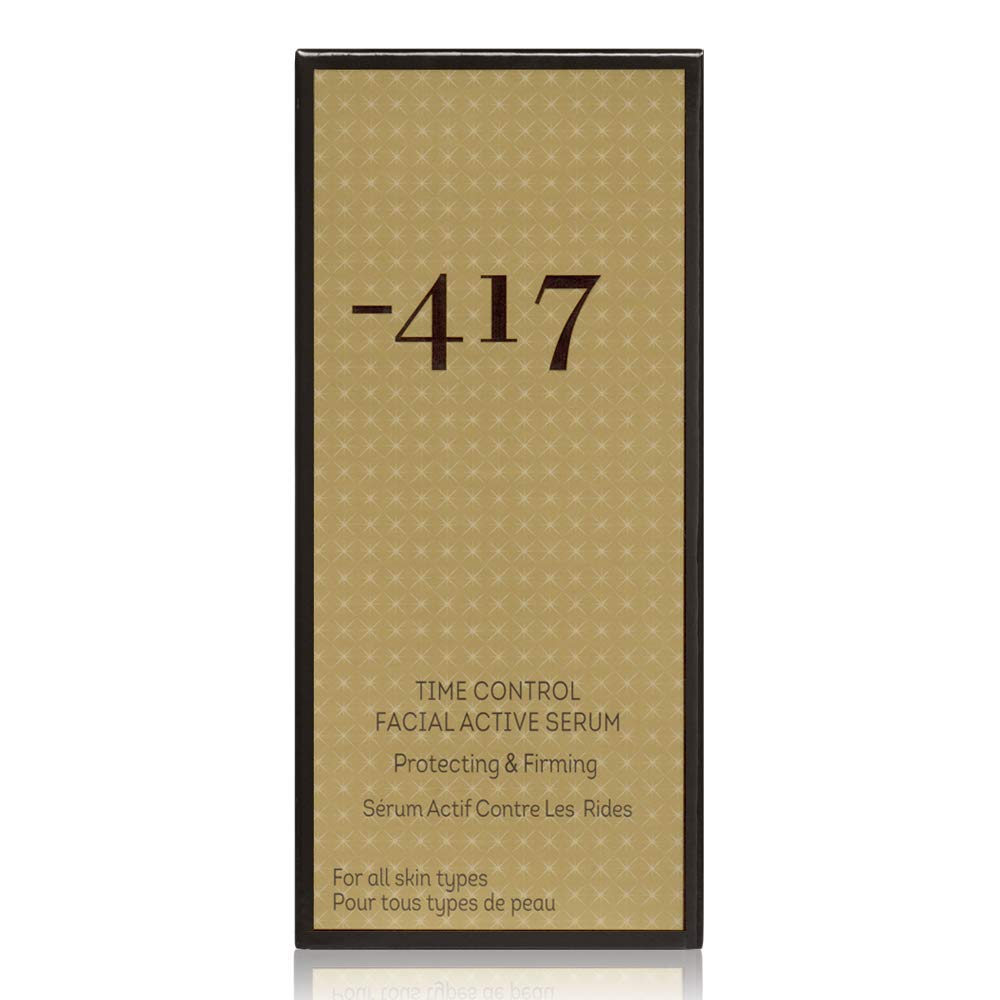 Siero attivo anti età per il viso di -417 (Prezioso complesso minerale e acqua del Mar Morto) 50 ml Time Control Collection