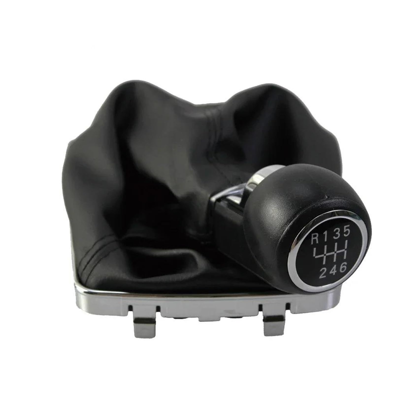 Fhuwaz 6 Speed Black Line Car Gear Knob For Astra Iii H 1.6 5/6 Speed Manual Transmission 2004-2010 Gearbox Handles Gear Shift Knob Lever Shifter(6 Speed Black Line)