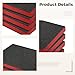 Vestamore 12 Pieces Epe Foam Organizer For Tools, Customizable Shockproof Inserts, 16 X 12 X 1 In, Red And Black