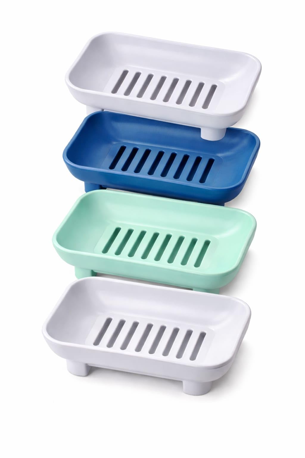 RARE-ZONE Stylish Ventilated Soap Cases (Pack of 4) – Keep Your Soap Dry and Fresh | Durable, Lightweight, and Eco-Friendly Design (SOAP Dish Pack of 4)-image-47