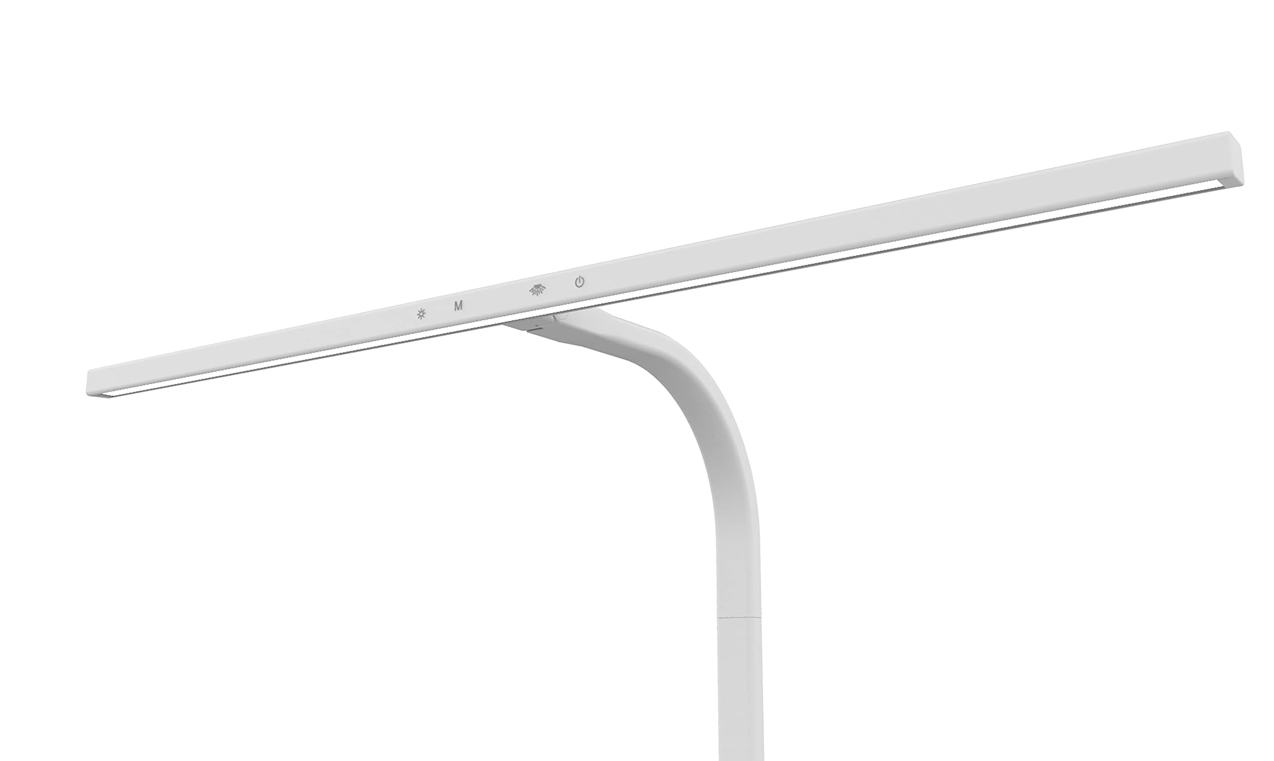 Unilux Lampa biurkowa LED Strata biała, możliwość ściemniania, czujnik jasności, zacisk