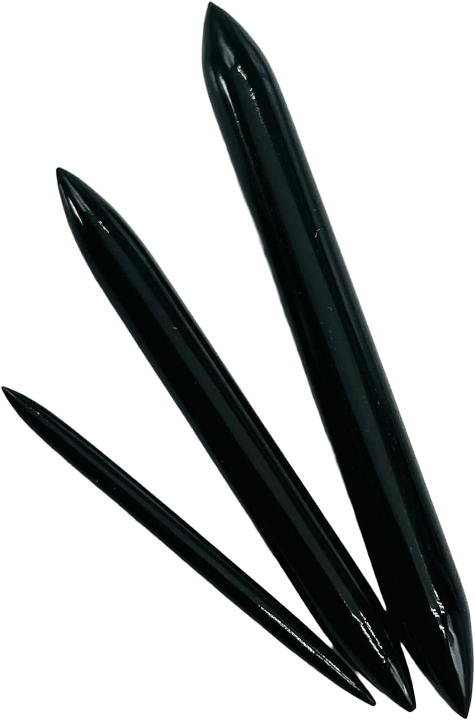 Natural Black Obsidian Gemstone Tribal Septum Spike Tusk | Handcrafted Stone Body Piercing Jewelry | Organic Nose Ring for Septum & Tribal Piercing