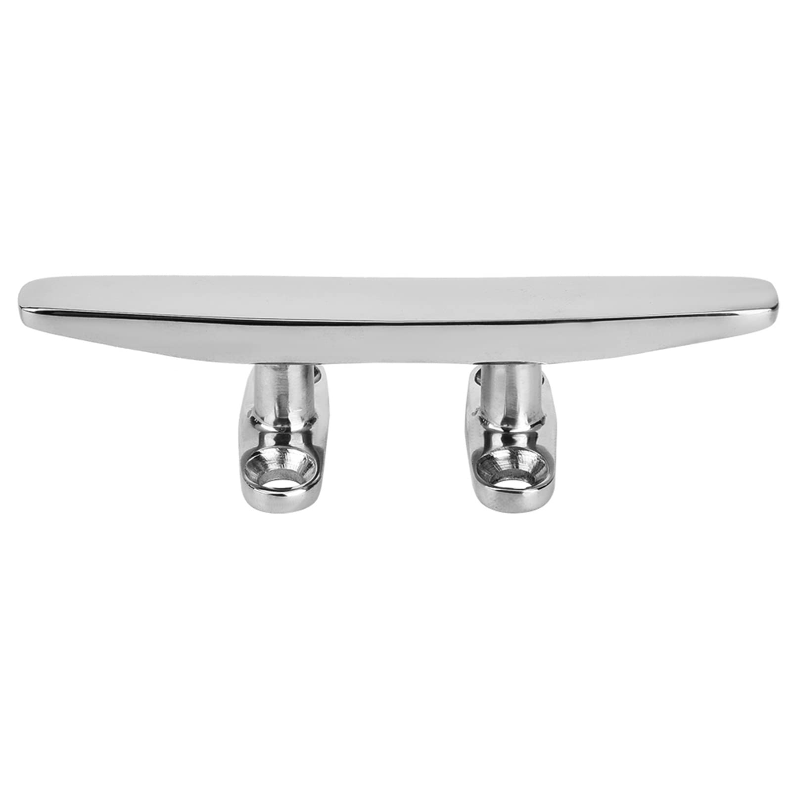 Stainless Steel Boat Cleat Polished Marine Rope Base Accessory (4 Inch)