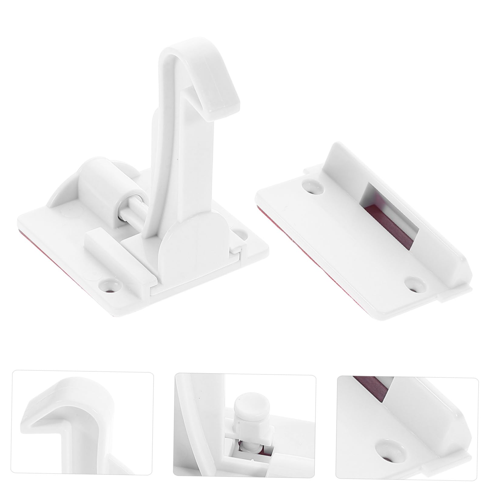 LIFKOME 12 pièces Sécurité Garçon Fille Invisibles pour Tiroirs et Armoires Loquets Sans Perçage Faciles à Installer Protection Garçon Fille Antichoc pour Meubles