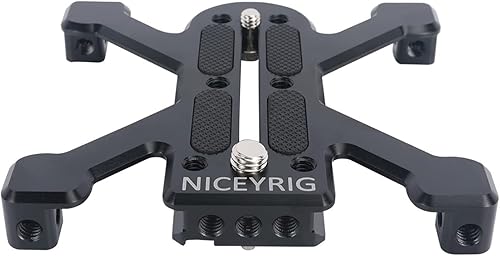 Miniatura 1 de NICEYRIG Placa de liberación rápida para Arca-Swiss estándar aplicable para cámara réflex digital grande y sin espejo, con soporte de estabilidad de