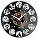 WALT DISNEY Orologio Da Muro Da Parete Unico Dischi in vinile Movimento al Quarzo Silenzioso Handmade NeroCreativo Orologio Decorativo da Parete a Muro Mechanical Art Decor Disco in Vinile WALT DISNEY