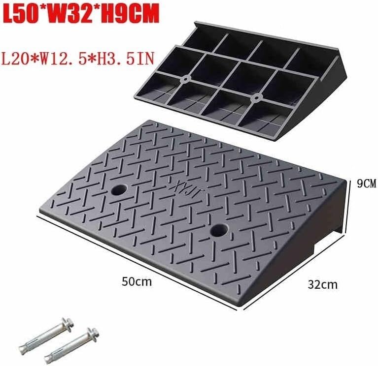 Rampy przejściowe progowe Rampy krawężnikowe Gumowe rampy podjazdowe Rampy wjazdowe(50 * 32 * 9cm)