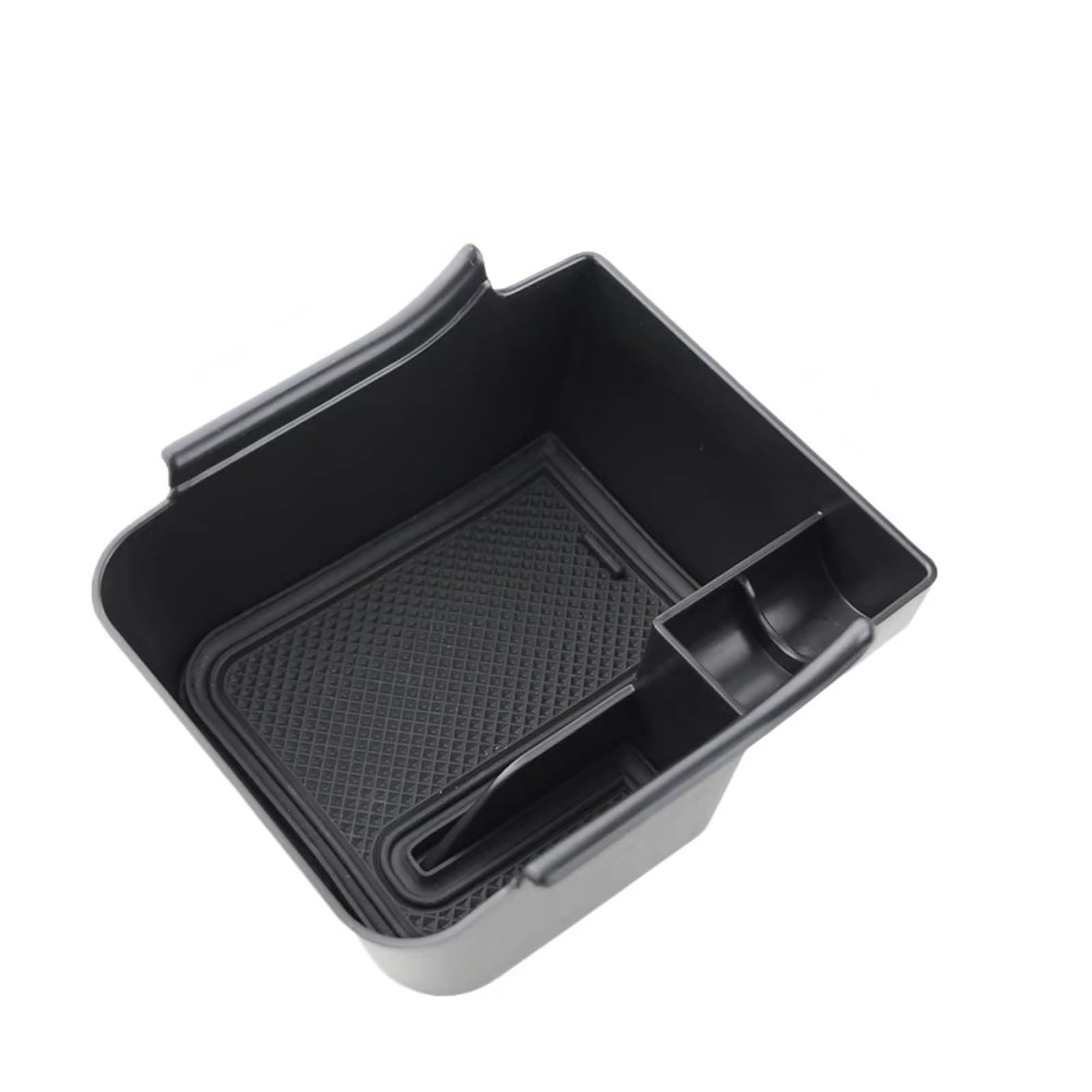 Sztmyvuw One Color Interior Storage Box Compatible With Vw For Polo Mk6 2018 2019 2020 Car Armrest Storage Box Central Control Container Stowing Tidying Auto Organizer Tray