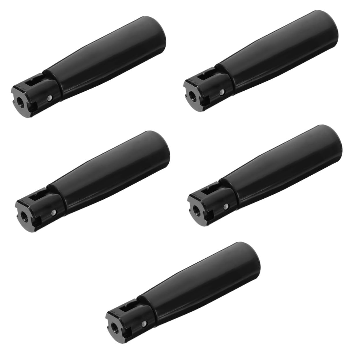 VILLFUL 5pcs Foldable Handle Revolving Handle Handwheel Handle Grip Tonnes Milling Machine Handle Grip Car Jack Handle 3 Ton Hand Wheels Handles Revolving Grip Crank Handle Black Nylon