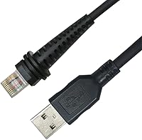 Vista 2 de VOTTAN Accesorios para escáner de código de barras, cable RJ45 a USB, compatible con lector de códigos de barras Honeywell 3800G 3820 3200 3900i