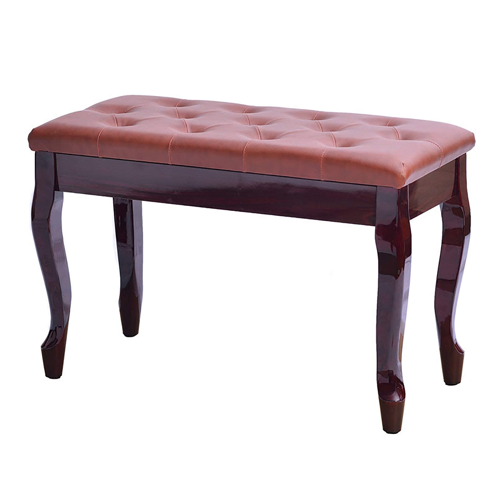 Panca per pianoforte con contenitore per la musica, cuscino imbottito in pelle, sgabello regolabile per pianoforte per uso domestico e professionale, accessorio perfetto per pianoforte (taglia B)