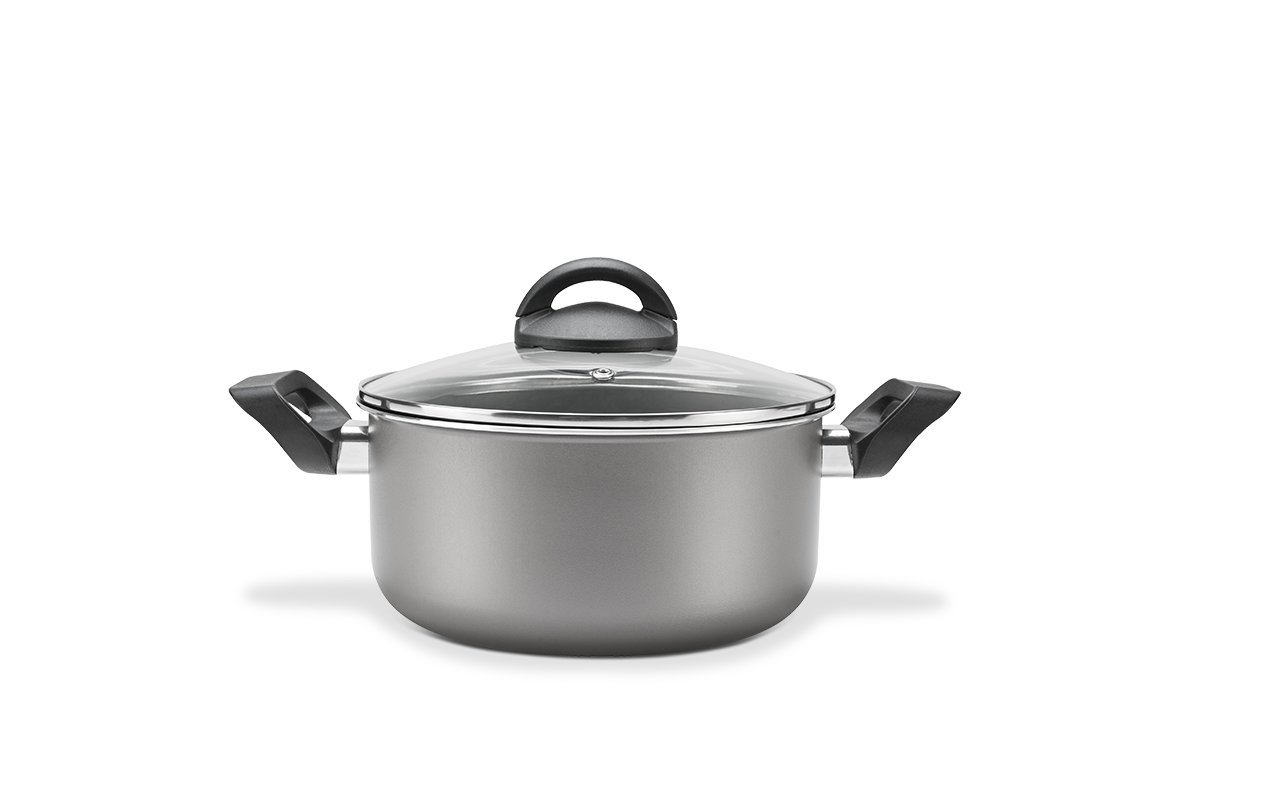 BrinoxMAPLE LINE- CASSEROLE WITH LID - Ø24 - GRAPHITE