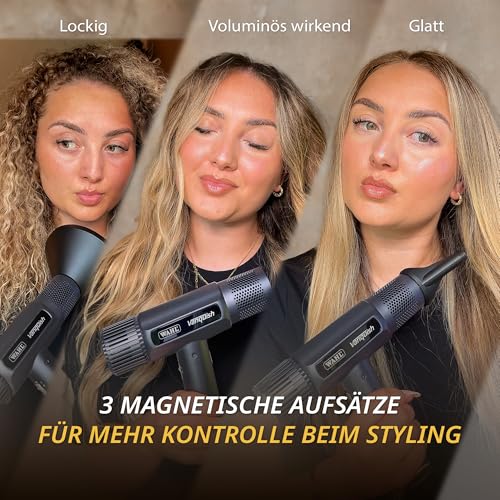 Wahl Vanquish Grey Haartrockner mit 3 magnetischen Aufsätzen – Ansicht 5